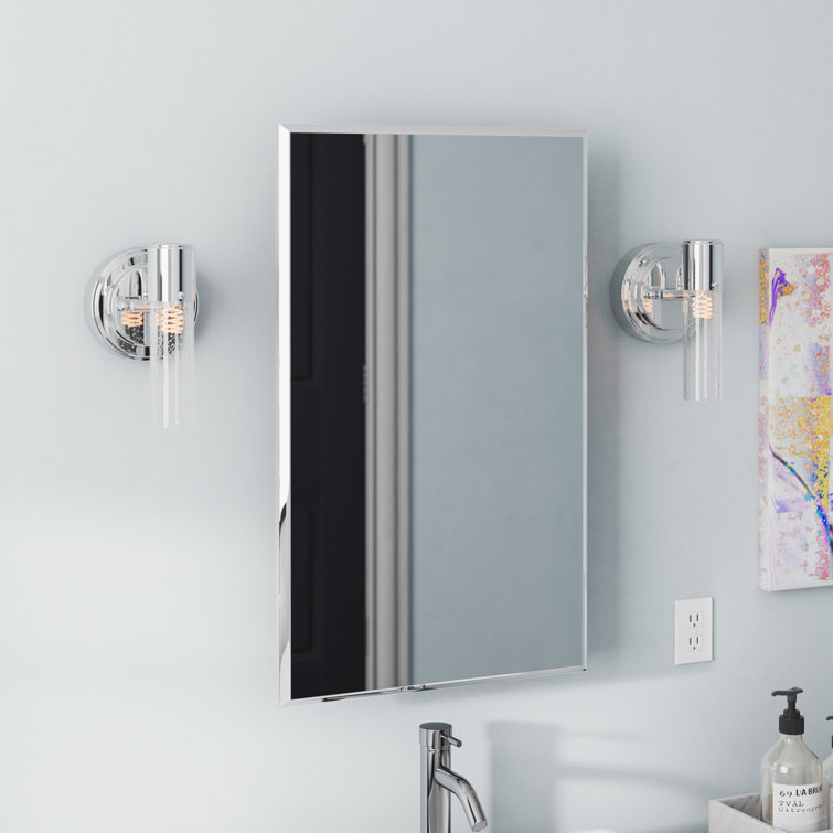 Orren Ellis Kinard 16" x 26" Recessed Medicine Cabinet & Reviews | Wayfair